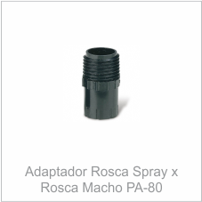 Adaptador Rosca Spray x Rosca Macho PA-80