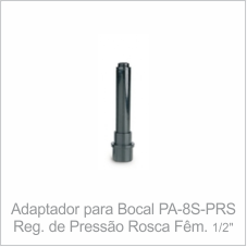 Adaptador para Bocal PA-8S-PRS Regulador de Pressão Rosca Fêmea 1/2"
