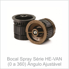 Bocal Spray Série HE-VAN Ângulo ajustável