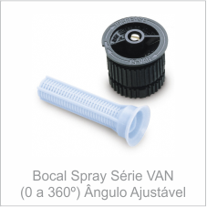 Bocal Spray Série VAN Ângulo ajustável