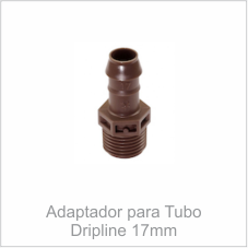 Adaptador para Tubo Dripline 17mm