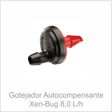 Gotejador Autocompensante Xeri-bug 8,0 L/h