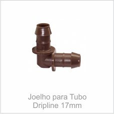 Joelho para Tubo Dripline 17mm