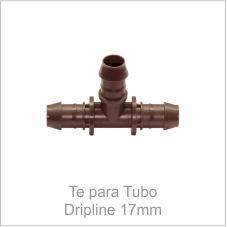 Te para Tubo Dripline 17mm